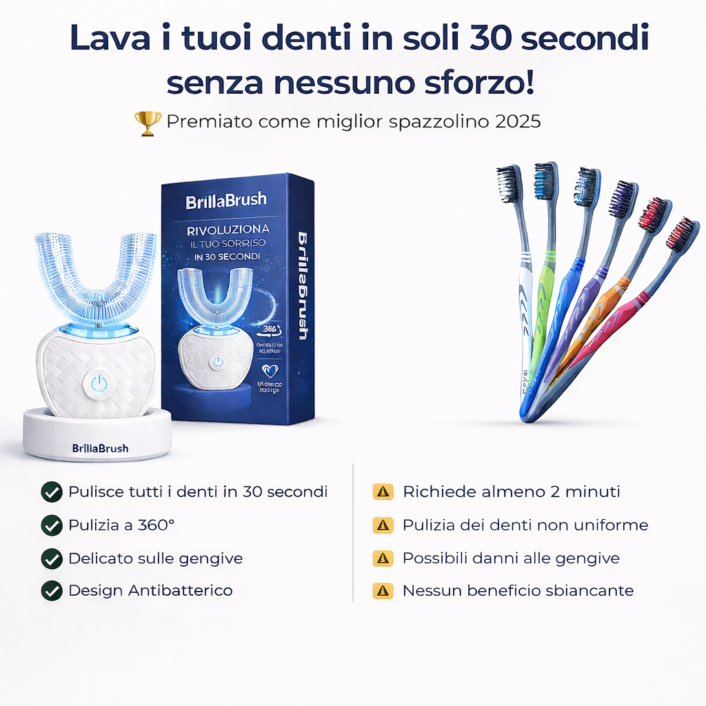 Brillabrush™ - Spazzolino Innovativo