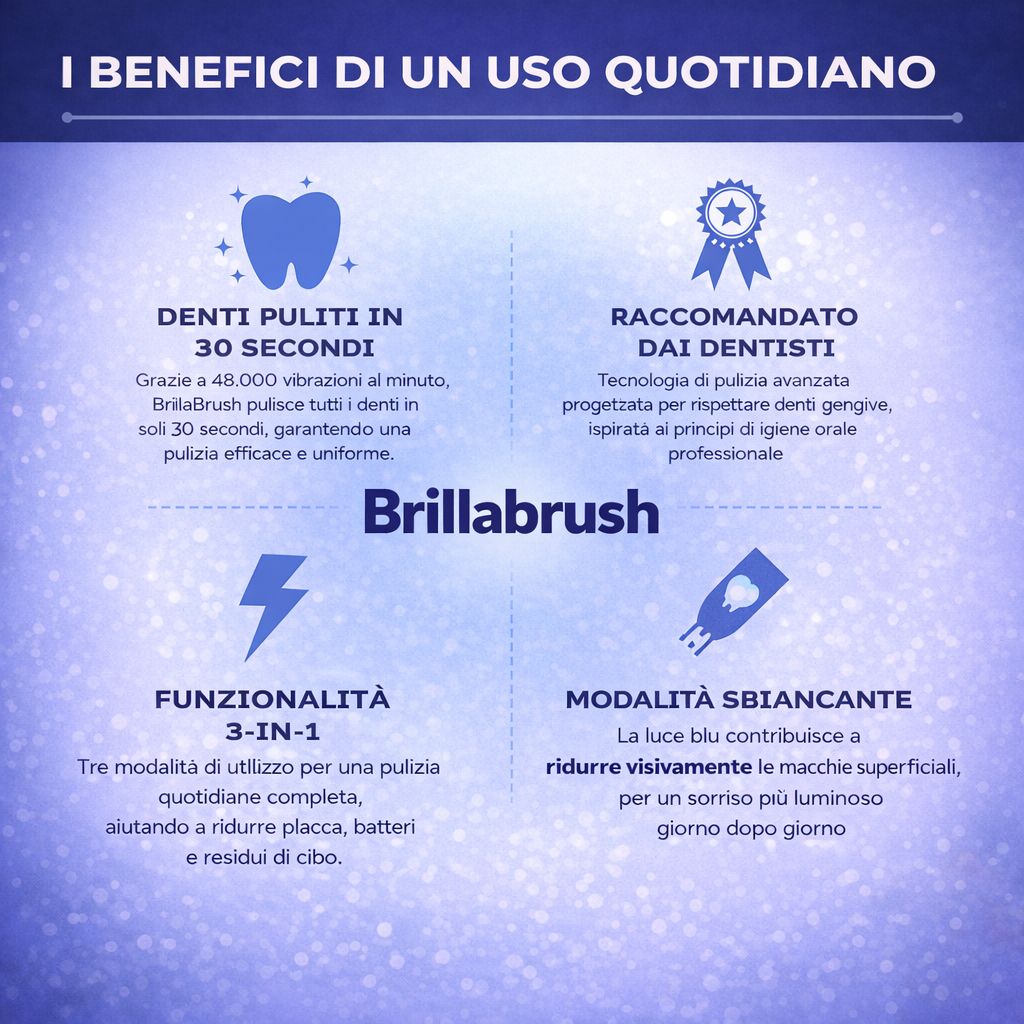 Brillabrush™  - Spazzolino Innovativo